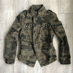 Zara Basic camouflage jacket/blazer